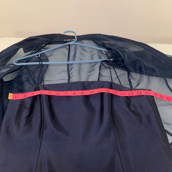 3for$15😍 Blue Organza spaghetti strap gown - Picture 5 of 12